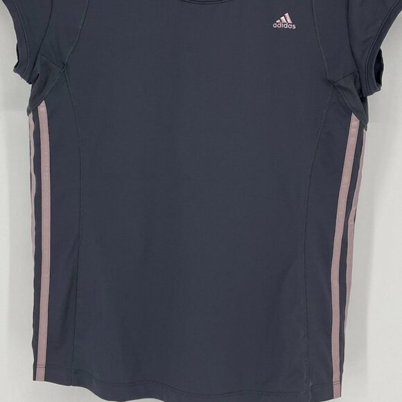 Adidas Clima365 charcoal pink Core  performance tee - Picture 6 of 13